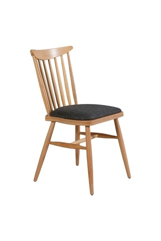 Ashbourne Ahşap Yemek Sandalyesi Ceviz - Beyaz