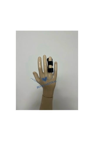 Parmak Ateli Parmak Sabitleme Ateli Kırık Parmak Ateli Finger Splint Standart Siyah