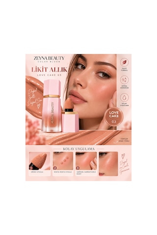 Color Bloom Likit Sıvı Allık 03 Pembe-03 - 702960610 Diğer