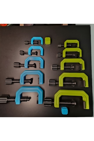 5li G Kelepçe - C Kelepçe - Sert Plastik Mengene - Ahşap Marangoz