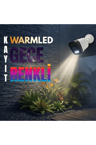 5mp Ip-gece Renkli-sesli Kayıt-güvenlik Kamera Tak - Çalıştır 4 Kamera Her Şey Dahil Güvenlik Paketi
