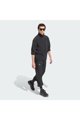 Adidas Terrex Multi Essentials Half Zip Erkek Polar Sweatshirt Kz1774 Siyah