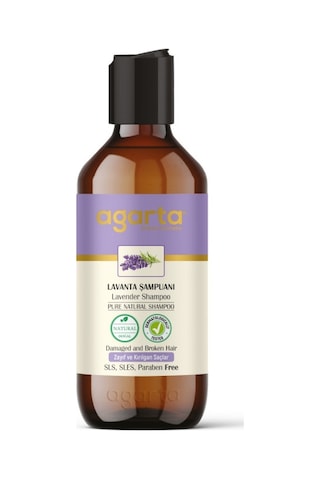 Agarta ve Kırılgan Saçlar için Doğal Lavanta Şampuanı 400 ML