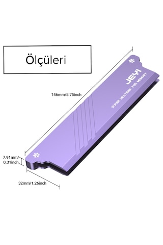 Jeyı Ram Soğutucu Isı Emici Termal Pad Ddr/ddr2/ddr3ddr4/ddr5