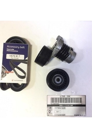 Renault Megane 4 - Iv 1.2 Tce H5f Alternatör Kayış Seti - 117203336r - Letendeur