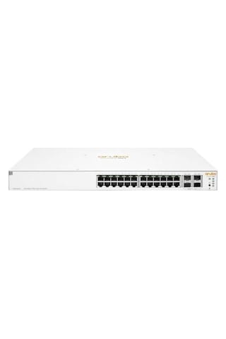 Aruba 24port 195w Full Poe Instant On 1930-24g Jl683b Gıgabıt 4xsfp+ Yönetilebilir Switch Rackmount