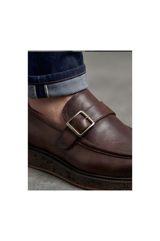Crc Ayakkabı Hakiki Deri Office & Street Style Ayakkabı - Ultra Lightweight Kahverengi