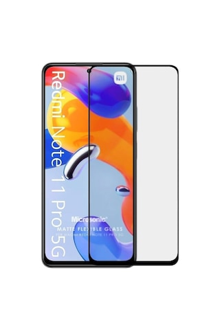 Xiaomi Redmi Note 11 Pro 5g Seramik Matte Flexible Ekran Koruyucu Siyah