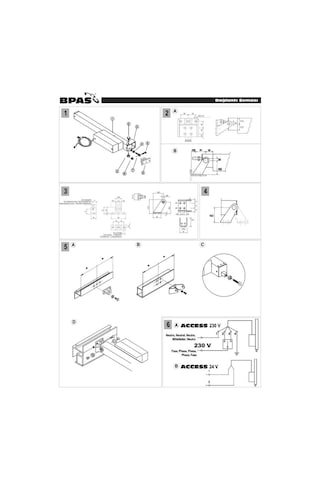 Twin Access 17 24 V. Açkı Mekanizması 55 Cm Açılır