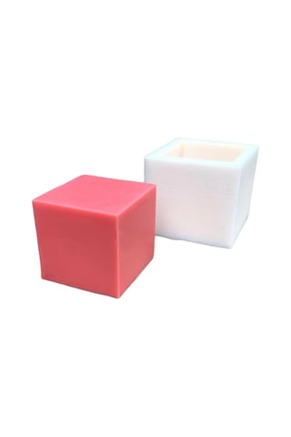Rufus Concept Küp 2d Mum Kalıbı 10x10x10 Silikon