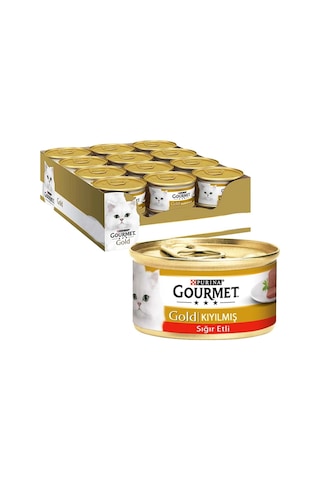 Gourmet Gold Kıyılmış Sığır Etli 85 Gr X 12 Adet