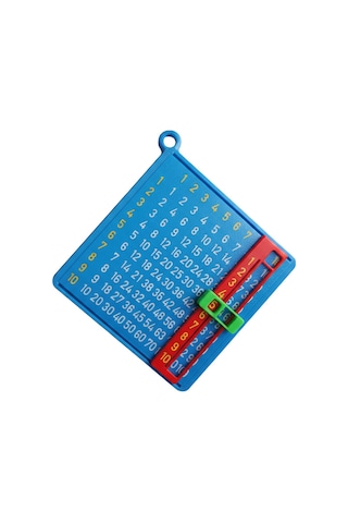 Mini Matematik Panosu Anahtarlık Mavi