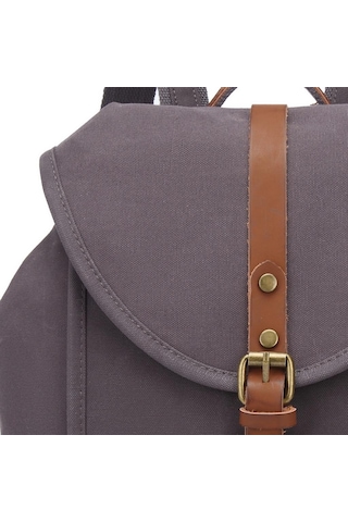 Kanvas Kumaş Kadın Sırt Çantası Smart Bags 1335 Kahverengi