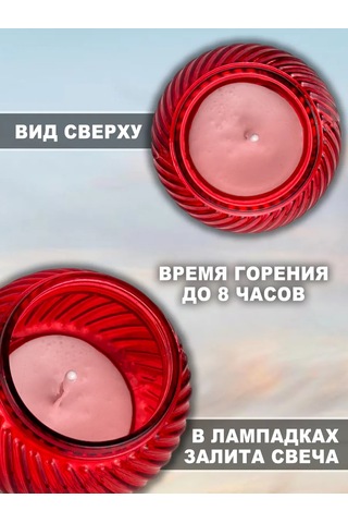 Memoria Mezarlık İçin Mumlu Söndürülmeyen 2'li Lamba 160997281 Kirmızı