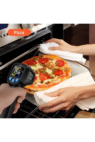 Ebitda Profesyonel Dijital Lcd Kızılötesi Termometre - Yüzey Sıcaklığı Ölçüm