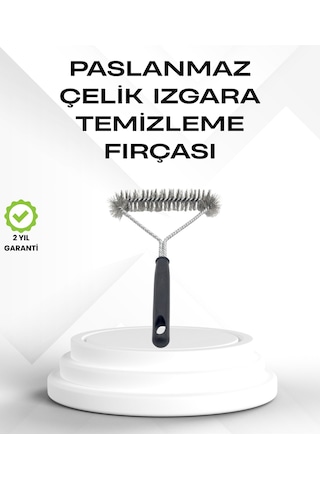 Tel Izgara Temizleme Fırçası Bbq Sonrası Kolay Temizlik