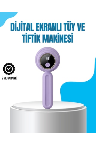 Şarjlı Tiftik Temizleme Makinesi Kablosuz Pratik Kullanım - Lisinya Sarı