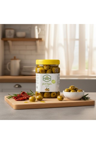 Egelya Akhisar Domat Izgara Yeşil Zeytin 500 G Izgara Dokulu, Dengeli Lezzet