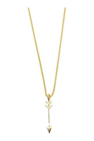 Gold Arrow Kolye Gümüş