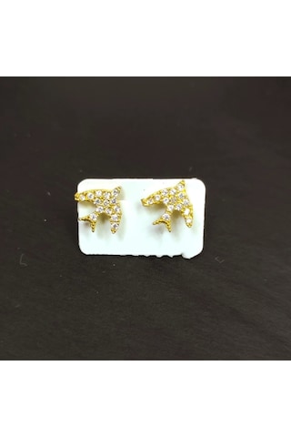 Oriental Kuyumculuk Jewellery Gold Altın Güvercin Kuş Gümüş Küpe Gold