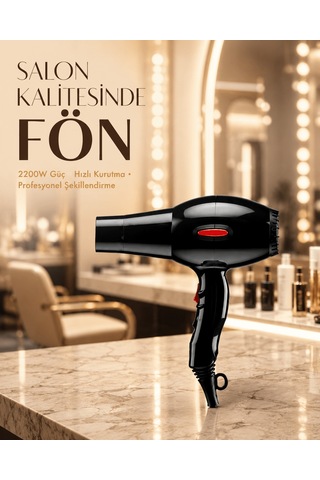 2200w Ac Motor Saç Kurutma Makinesi Hafif Ve Dayanıklı Tasarımlı Aklby-bsva58