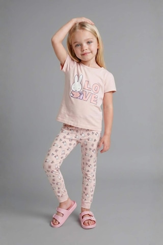 Defacto Miffy 2li Pijama Açık Pembe Takımı Kız Bebek H2762a526aupn300 Pembe-pn300