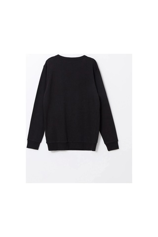 LC Waikiki Lcw Kids Siyah Bisiklet Yaka Erkek Çocuk Kalın Eşofman Takımı New Black