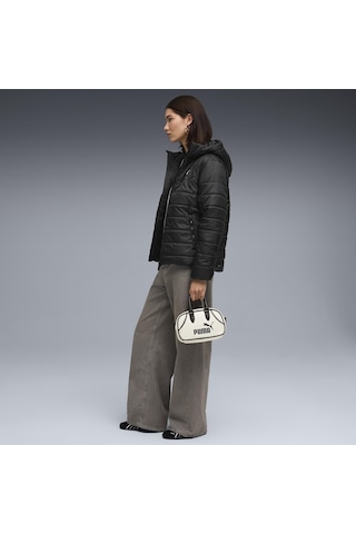 Puma Ess Hooded Padded Jacket Kadın Yetişkin Ceket Siyah
