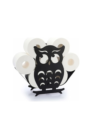 Tongxida Baykuş Banyo Şekilli Metal Kağıtlık Siyah Mutfak Bütçe Mufunye Kağıt İçin Kağıtlığı Diğer