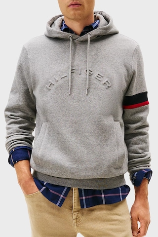 Tommy Hilfiger Erkek Sweat Mw0mw40479 P91 Gri Gri
