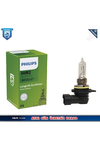 Philips Uyumlu Hır2 9012llc1 Standart Ampul ll-long Life Uzun Ömürlü