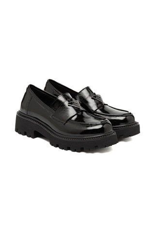Nero Black Sneaker Günlük Kadın 25k11768xr Vergelio Vernice Nero Bej