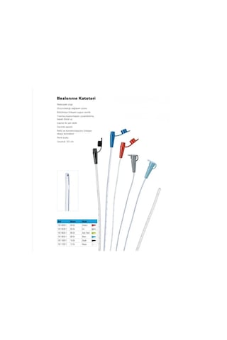 Bıçakcılar Beslenme Sondası Feeding Sonda No: 5 Gri - 20 Adet