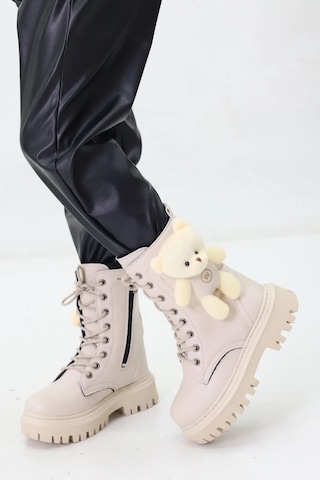 Ayakkabımood Wnt 5141 Bej Termo Taban Kız Çocuk Bot Bej