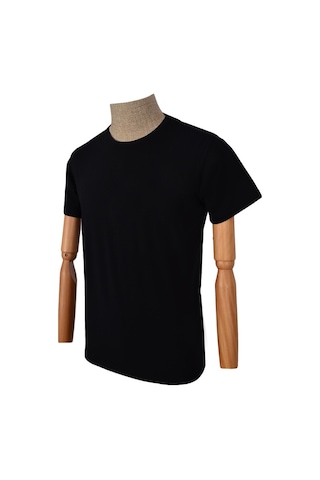 Cengiz İnler Sıfır Yaka Düz Slim T-Shirt