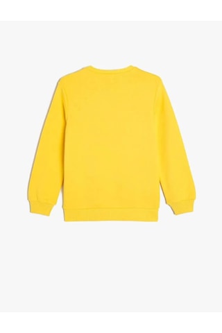 Koton Kız Çocuk Sweatshirt Sarı 5wkg10059ak 25ky59003253 Y59222 Sarı