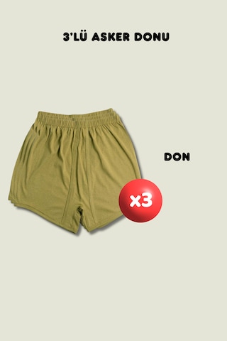 Outdoorun 3'lü Don Askerlik Seti - Temel Ve Bedelli Askerlik Malzemeleri Haki
