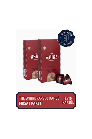 The Whirl Espresso Medium Kapsül Kahve 10 Adet x 2 Paket