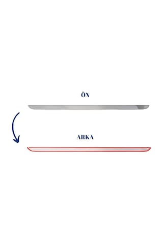 Toyota Corolla Krom Bagaj Alt Çıtası 2007-2013 Arası P.Çelik