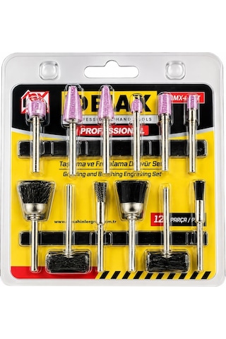 Dmax Dmx-4137 Taşlama Ve Fırçalama Gravür Seti 12 Parça