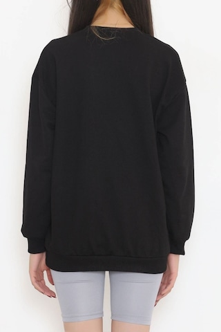 Bensu Store - Bisiklet Yaka Sweat Siyah - 3042.275. 001