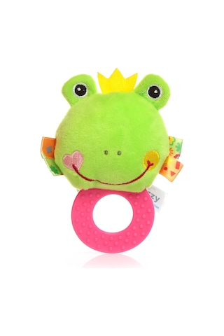 Sozzy Toys Çıngıraklı Dişlik Kurbağam Çok Renkli