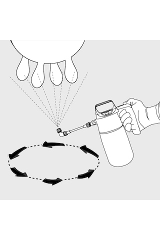 Ik Teat Sprayer 1,5 Uzun Nozullu Alttan Püskürtmeli Basınçlı Pomp