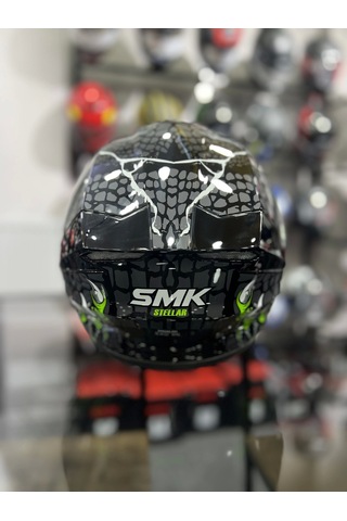 Smk Stellar Taotei Kapalı Kask Yeşil
