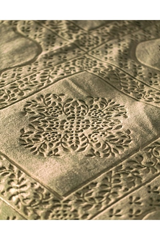 Madame Coco Rochelle Vizon Emboss Çift Kişilik Battaniye - Haki 1kbatc0436çift Kişilik-haki Vizon