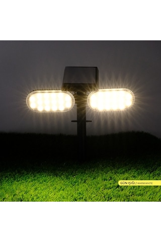 Ack Solar Led Kazıklı Çim Armatürü Güneş Enerjili Bahçe Duvar Ayd