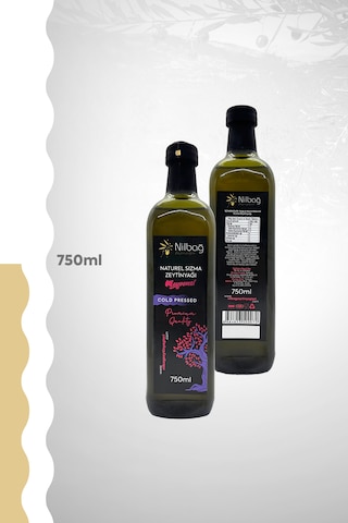 Nilbağ Zeytinyağları Ayvalık Naturel Sızma Zeytinyağı Meyvemsi Marasca Cam 750 ML