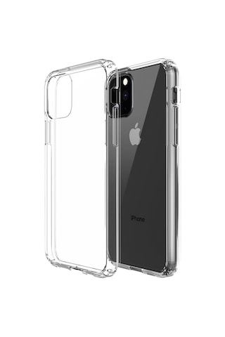 Gld-spt- Newface Apple Uyumlu iPhone 11 Pro Max Kılıf Lüx Şeffaf Silikon