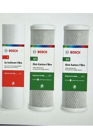 Bosch Uyumlu Profilo Su Arıtma 6 Aylık Bakım Filitre Seti Wu11a2-wu01a-wu01a-su01a2-wu11a- 1