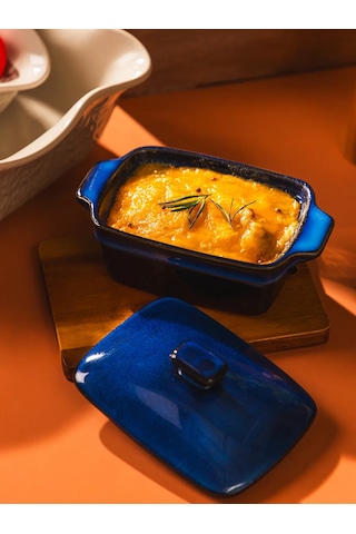 Agness Kaplamalı 250 Ml Fırın Kabı "reactıve Blue" 451852848 Mavi